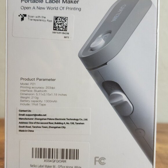 Label Maker Machine with Tape, P21 Bluetooth Label Printer, Wireless Mini Label - Picture 2 of 7